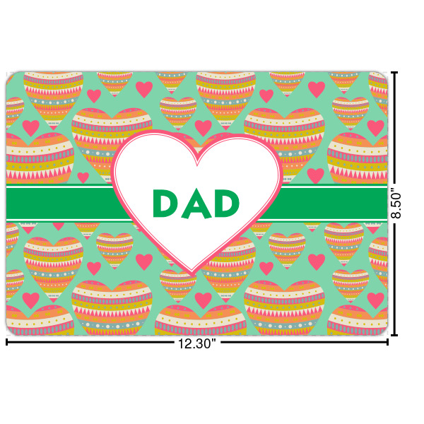 Custom Hearts Laptop Skin - Custom Sized w/ Monogram