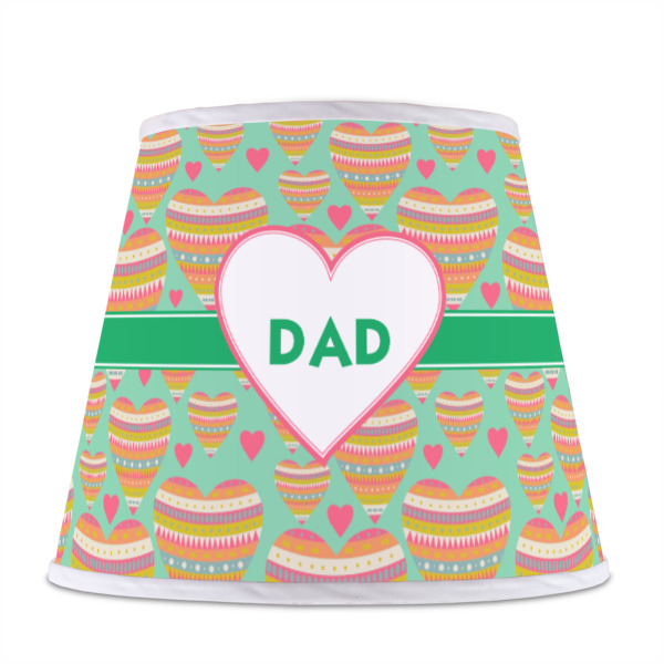 Custom Design - Poly Film Empire Lampshade - Front View