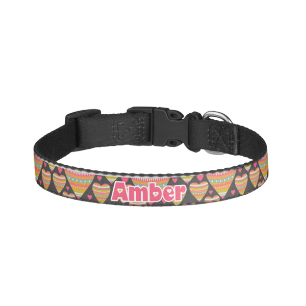 Custom Hearts Dog Collar - Small (Personalized)