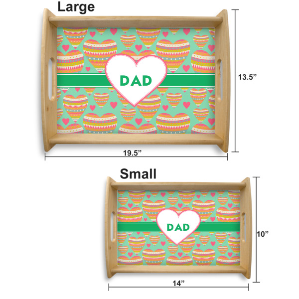 Custom Design - Serving Tray Wood Sizes