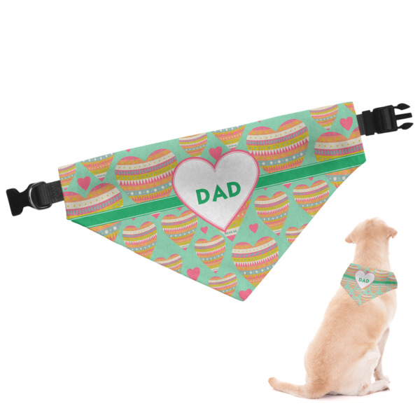 Custom Hearts Dog Bandana (Personalized)