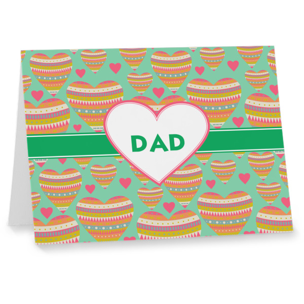 Custom Hearts Note cards (Personalized)