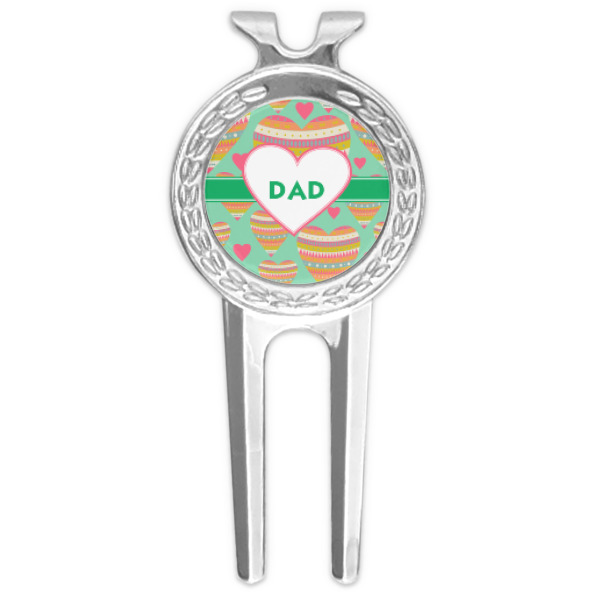 Custom Hearts Golf Divot Tool & Ball Marker (Personalized)