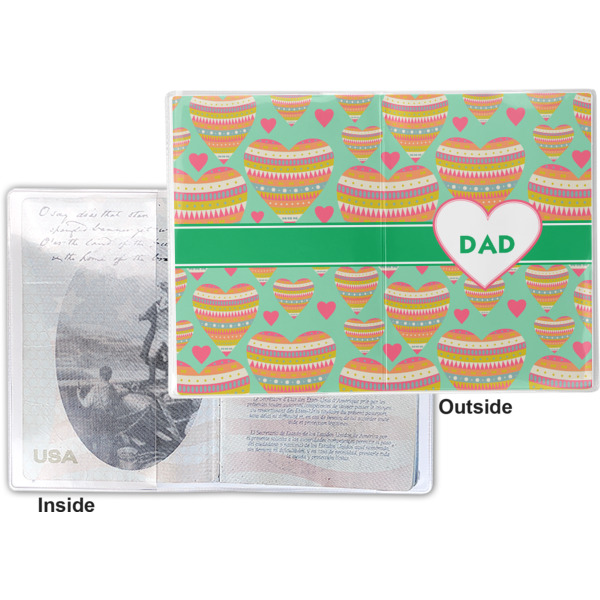 Custom Design - Vinyl Passport Holder - Flat Front and Back