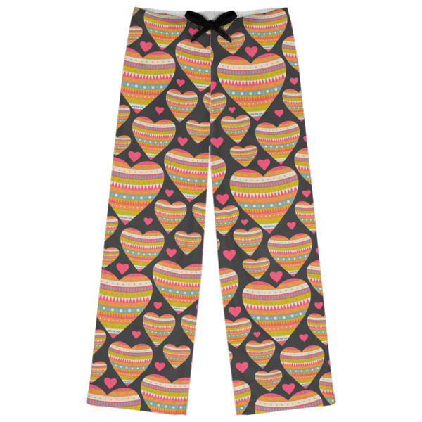 Custom Hearts Womens Pajama Pants