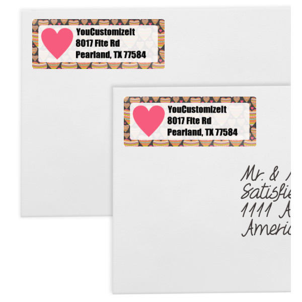 Custom Design - Mailing Labels - Double Stack Close Up