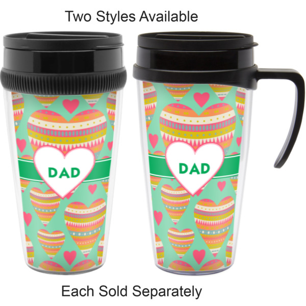 Custom Design - Acrylic Travel Mugs - With & Without Handle