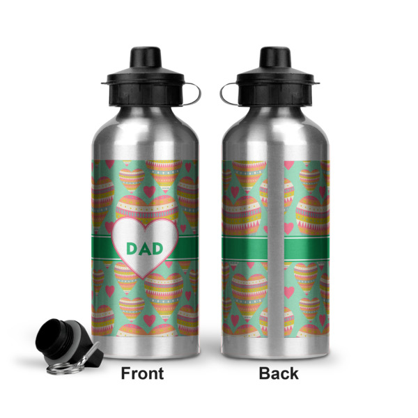 Custom Design - Aluminum Water Bottle - Front and Back