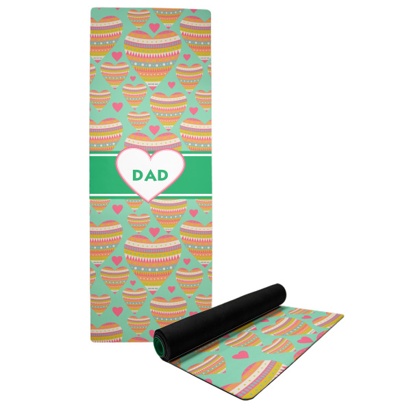 Custom Hearts Yoga Mat w/ Monogram