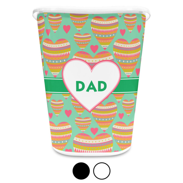 Custom Design - Waste Basket - Both Colors - Front