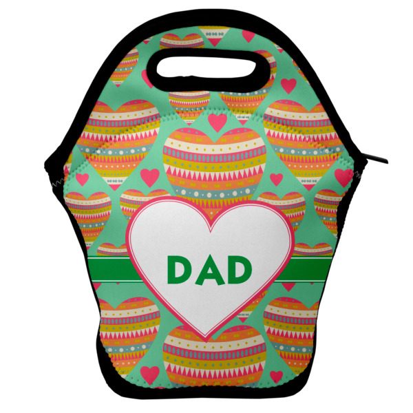 Custom Hearts Lunch Bag w/ Monogram