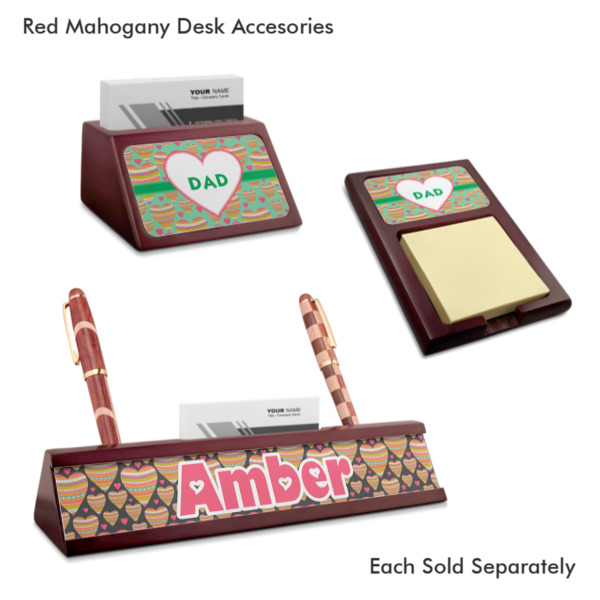 Custom Design - Mahogany Desk Accessories