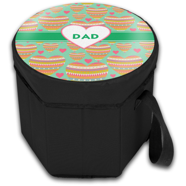 Custom Design - Collapsible Personalized Cooler & Seat (Closed)