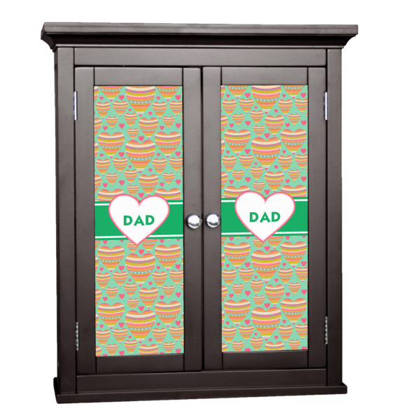 Custom Hearts Cabinet Decal - Custom Size (Personalized)