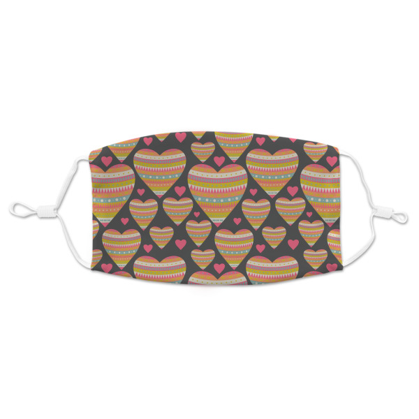 Custom Hearts Adult Cloth Face Mask