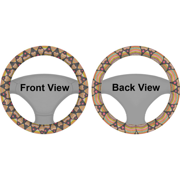 Custom Design - Steering Wheel Cover- Front and Back