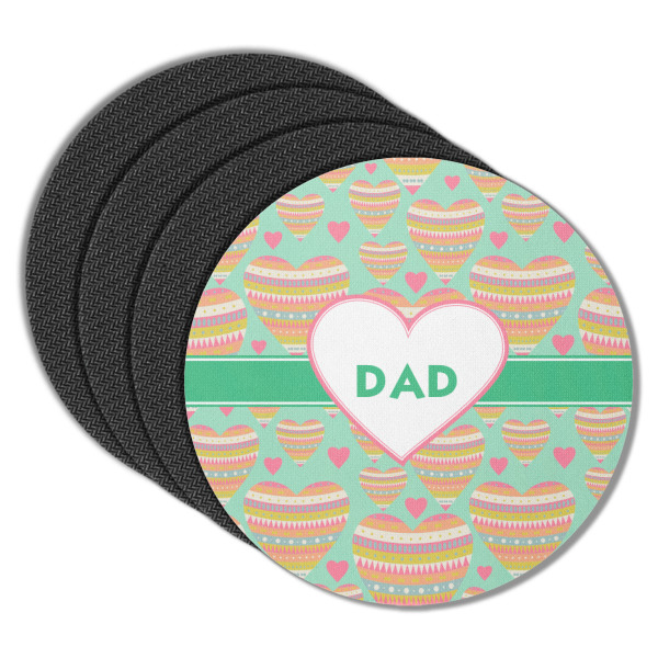 Custom Design - Round Coaster Rubber Back - Main