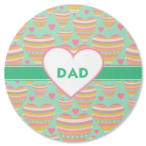 Custom Design - Round Coaster Rubber Back - Single