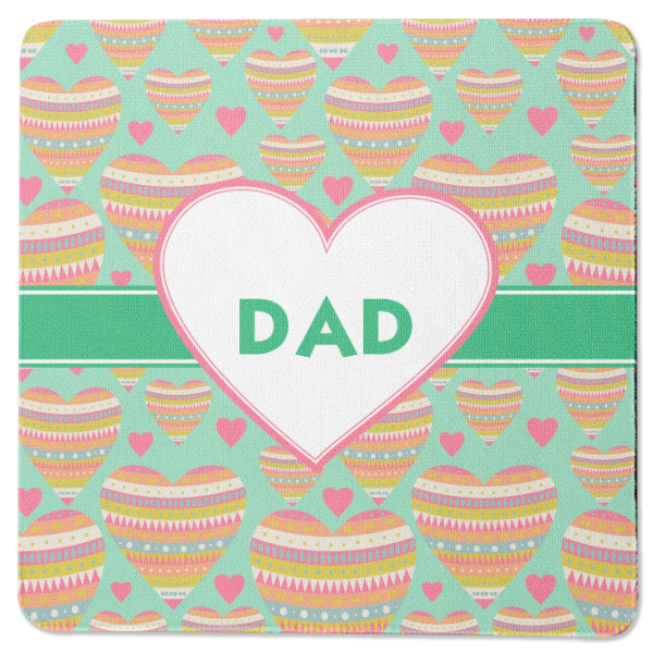 Custom Design - Square Coaster Rubber Back - Single