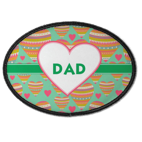 Custom Design - Iron On Patch - Oval - Front