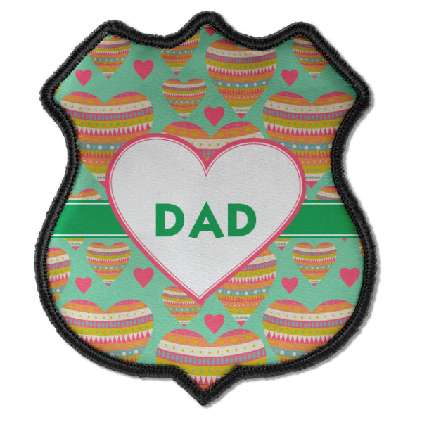 Custom Design - Iron On Patch - Shield - Style C - Front