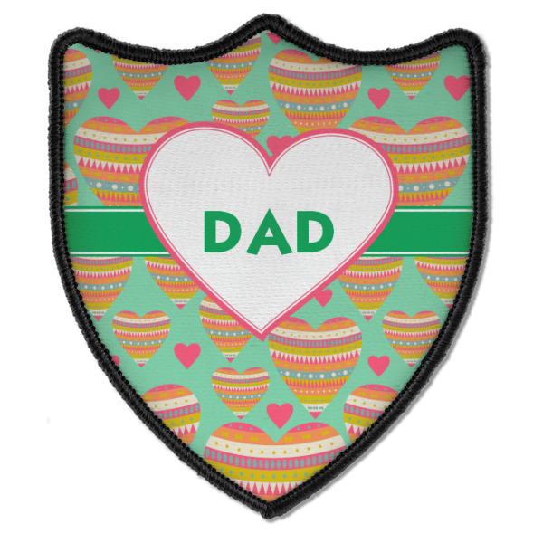 Custom Design - Iron On Patch - Shield - Style B - Front
