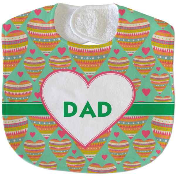 Custom Design - New Baby Bib - Closed and Folded