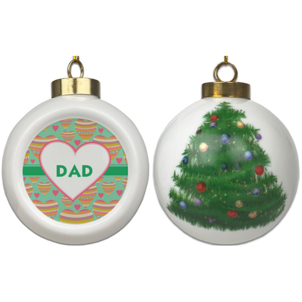 Custom Design - Ceramic Christmas Ornament - X-Mas Tree (APPROVAL)