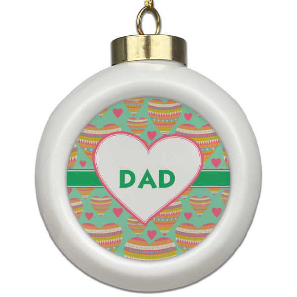 Custom Design Your Own Ceramic Ball Ornament