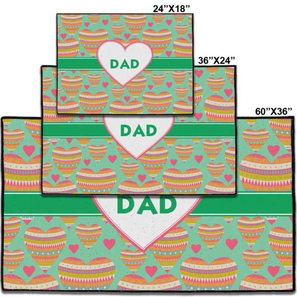 Custom Design - Door Mats - Size Comparison