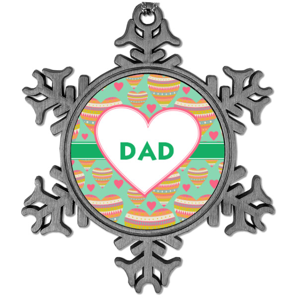 Custom Design Your Own Vintage Snowflake Ornament