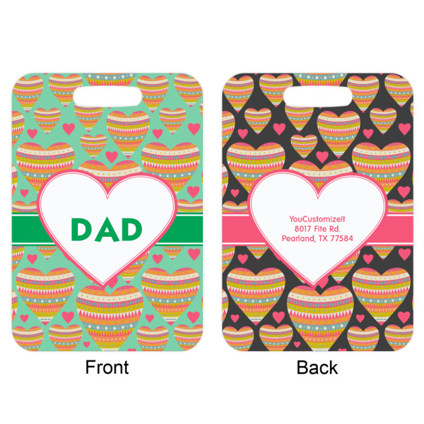 Custom Design - Metal Luggage Tag - Approval