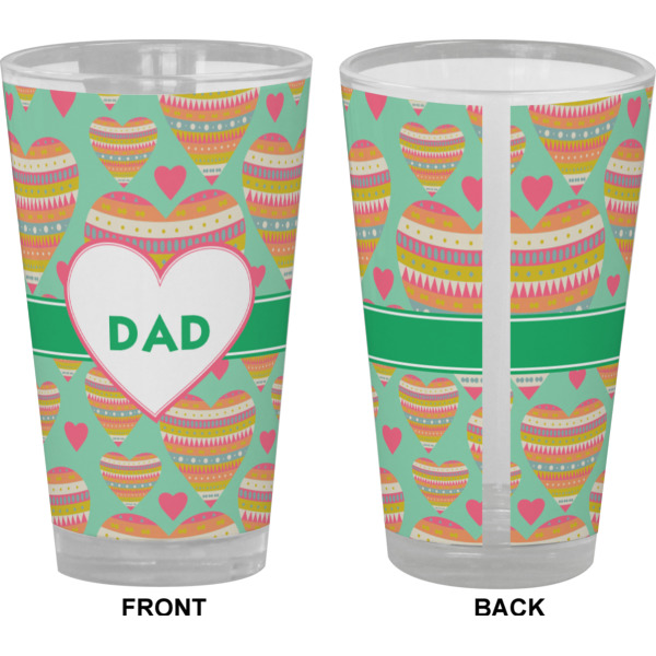 Custom Design - Pint Glass - Full Color - Front & Back Views