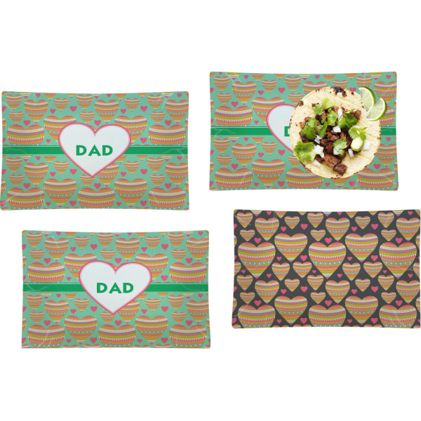 Custom Design - Set of Rectangular Dinner Plates