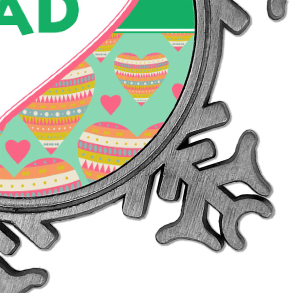 Custom Design - Vintage Snowflake - Detail