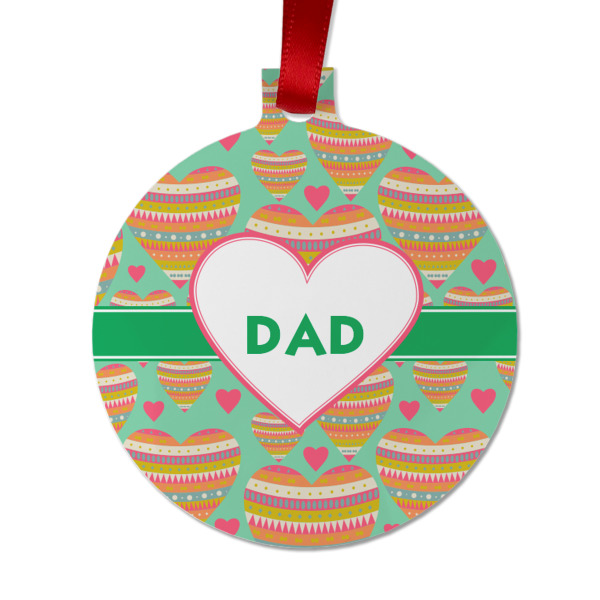 Custom Design - Metal Ball Ornament - Front