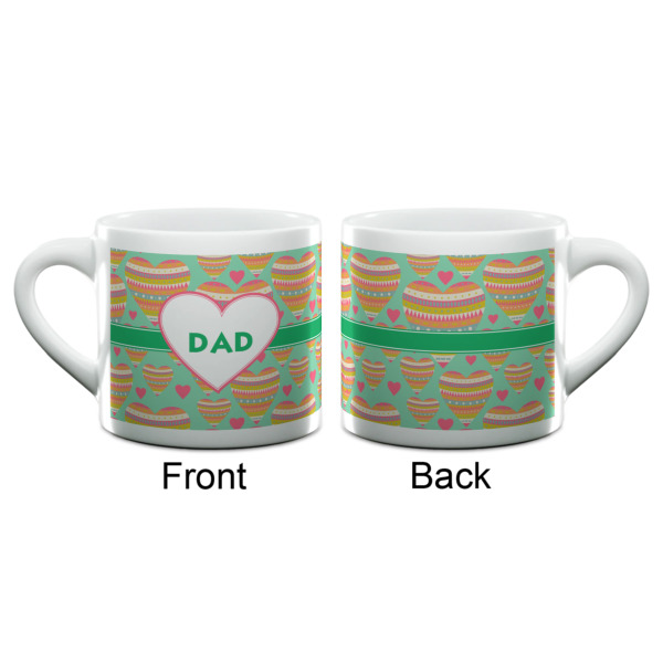 Custom Design - Double Shot Espresso Cup - Single - Front & Back