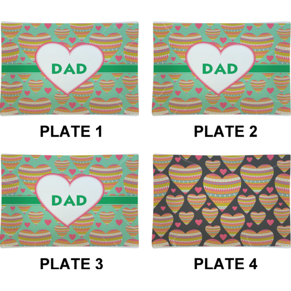 Custom Design - Set of Rectangular Appetizer / Dessert Plates (Approval)