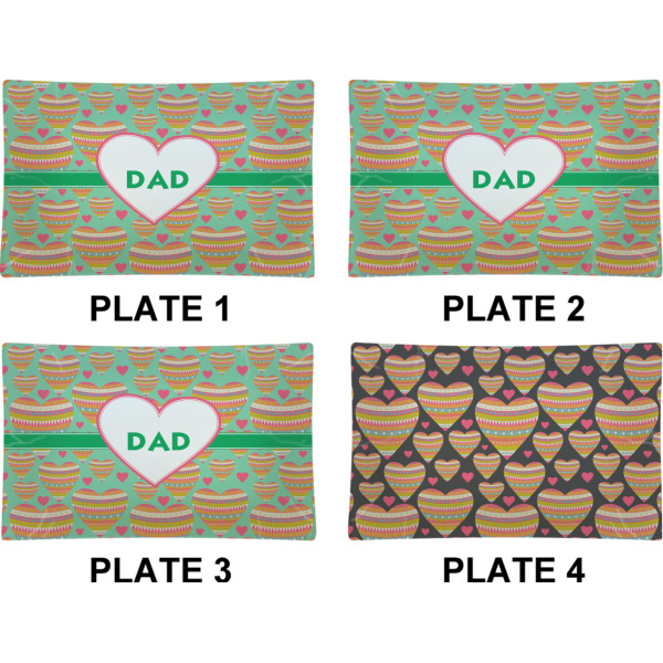 Custom Design - Set of Rectangular Dinner Plates (Approval)