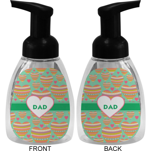 Custom Design - Foam Soap Bottle - Black - Front & Back