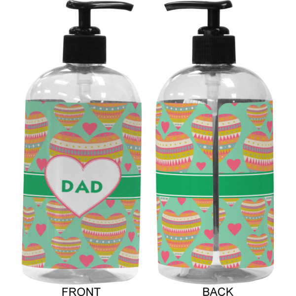 Custom Design - 16 oz Plastic Liquid Dispenser (Approval) - Black