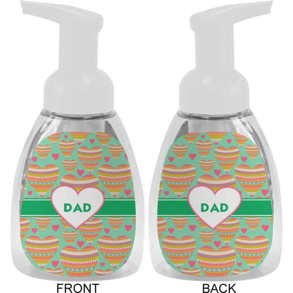 Custom Design - Foam Soap Bottle - White - Front & Back