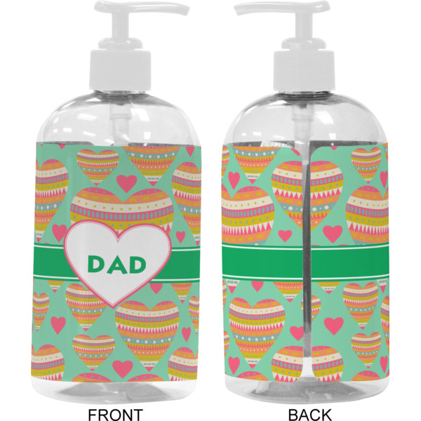 Custom Design - 16 oz Plastic Liquid Dispenser - Approval - White