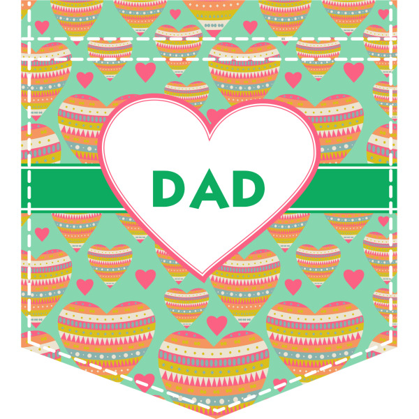 Custom Design Your Own Iron On Faux Pocket