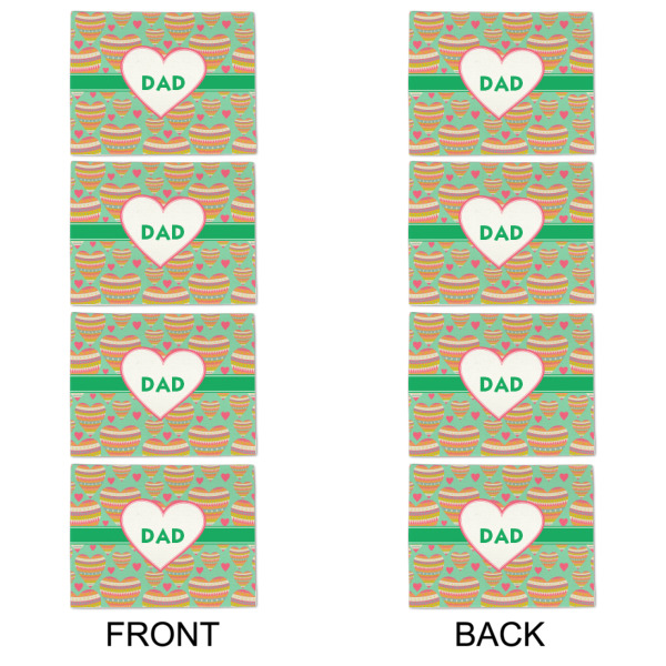 Custom Design - Linen Placemat - Double Sided - Approval - Set of 4