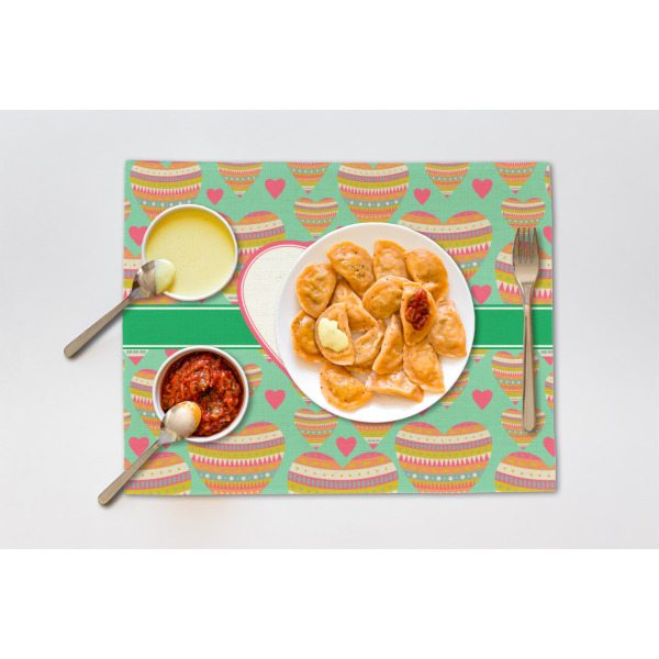 Custom Design - Linen Placemat - Single - Lifestyle