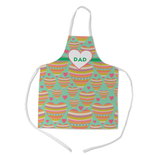 Custom Hearts Kid's Apron w/ Monogram