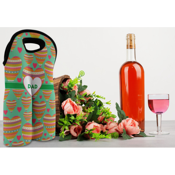 Custom Design - Double Wine Tote - In Context