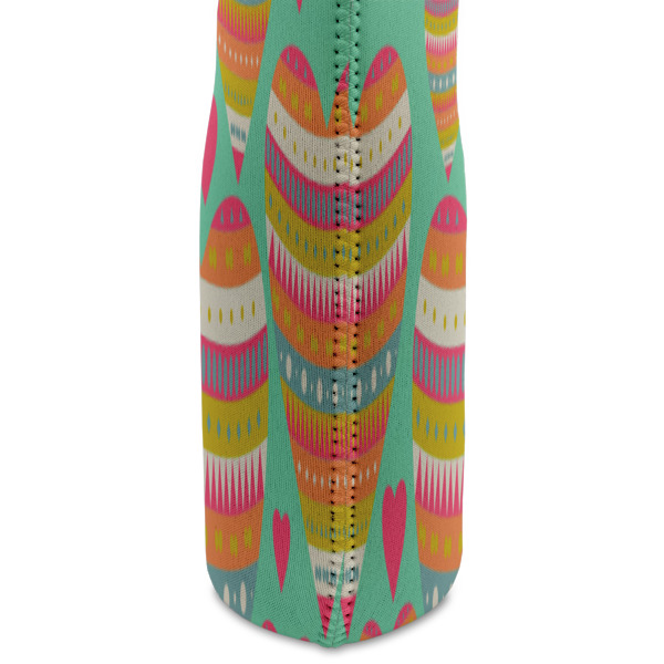 Custom Design - Double Wine Tote - Side Closeup