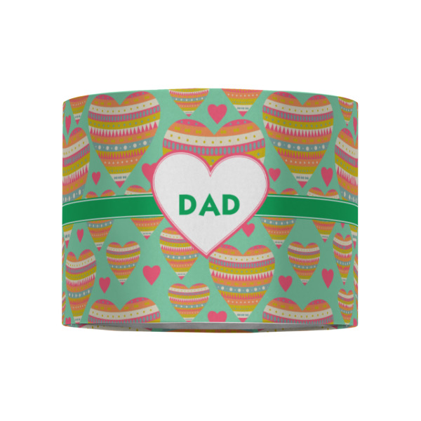 Custom Design - 8" Drum Lampshade - Front (Fabric)